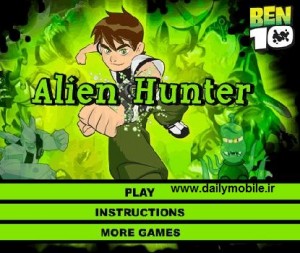 دانلود بازی بن تن Ben 10 Alien Hunter برای جاوا