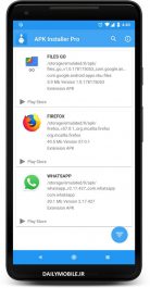 دانلود برنامه اندروید نصب کننده نرم افزارهای اندروید APK INSTALLER PRO