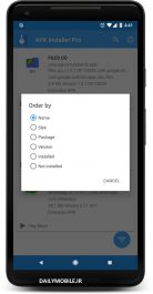 دانلود برنامه اندروید نصب کننده نرم افزارهای اندروید APK INSTALLER PRO