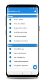 دانلود برنامه نوار ناوبری S9 برای اندروید S9 Navigation bar (No Root) Unlocked