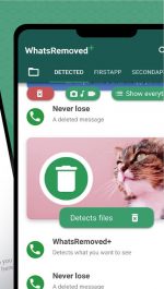 دانلود برنامه WhatsRemoved+ نمایش پیام ها و فایل های حذف شده در اندروید