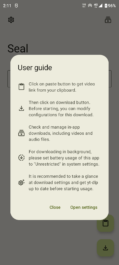 برنامه اندروید Seal Video & Audio Downloader دانلود از شبکه های اجتماعی